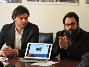 il sindaco Cinque con l'assessore Atanasio