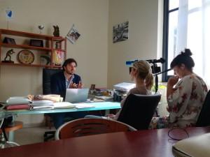 giornaliste con il sindaco 2