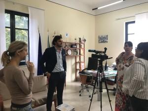 giornaliste con il sindaco 3